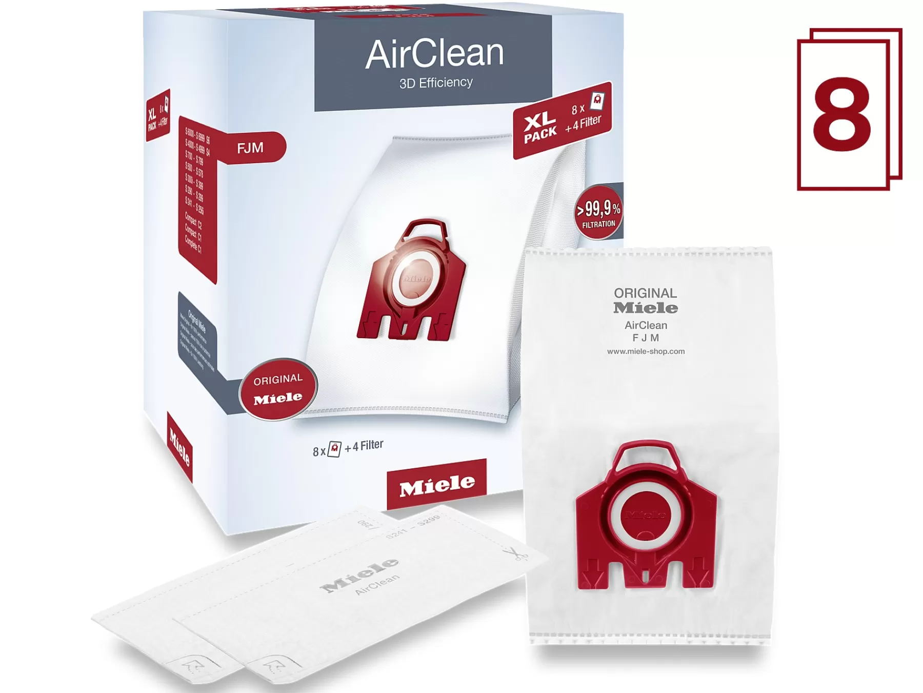 xlpack_airclean_d_efficiency_fjm_3.webp Miele Accessories<Xl-Pack Airclean 3D Efficiency Fjm