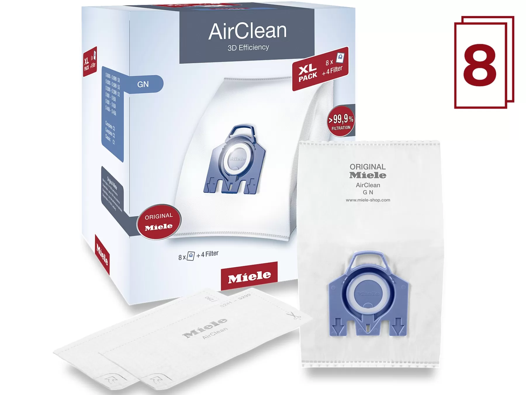 xlpack_airclean_d_efficiency_gn_5.webp Miele Accessories<Xl-Pack Airclean 3D Efficiency Gn